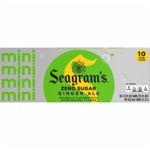 Seagram'S Ginger Ale, Diet, Mini