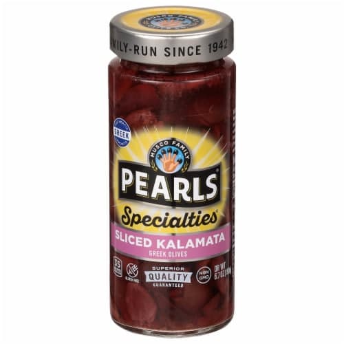 Musco Family Olive Co. Pearls Specialties Olives Greek Sliced Kalamata