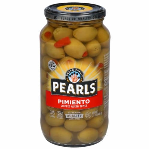 Pearls Pimiento Stuffed Queen Green Olives