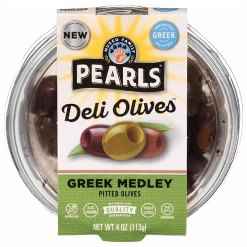 Pearls Deli Olives Greek Medley Pitted Olives