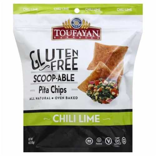 Toufayan Gluten Free Chili Lime Scoopable Pita Chips