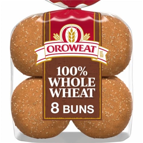 Oroweat Whole Grains 100% Whole Wheat Buns