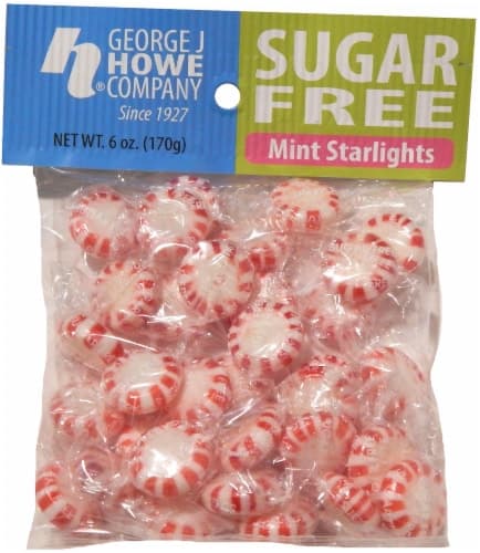 George J Howe Company Sugar Free Mint Starlights Candy
