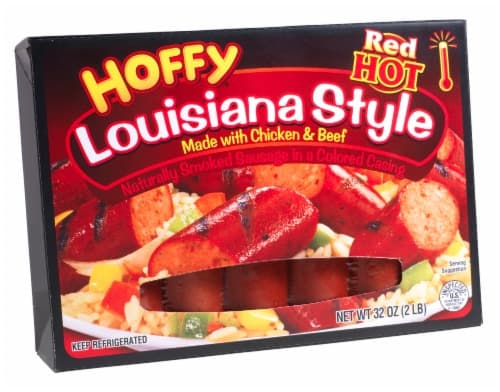 Hoffy Red Hot Louisiana Style Smoked Sausage