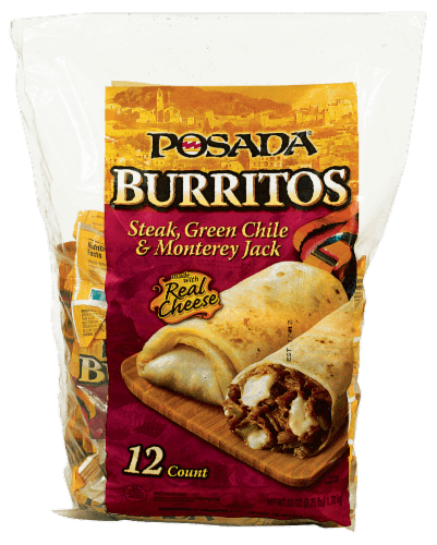 Posada Steak Green Chili & Monterey Jack Burrito