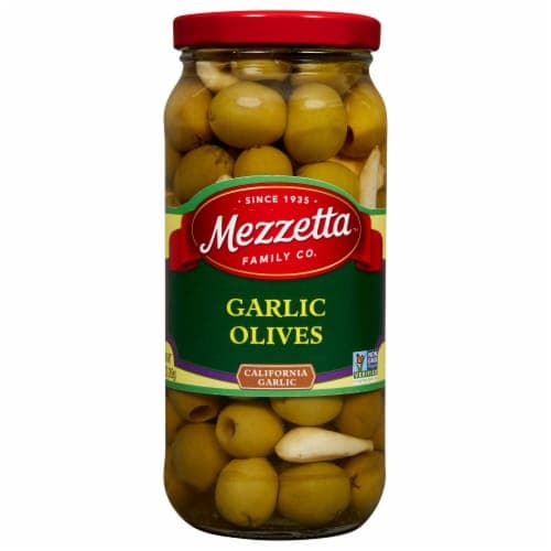 Mezzetta Olives Garlic Mild