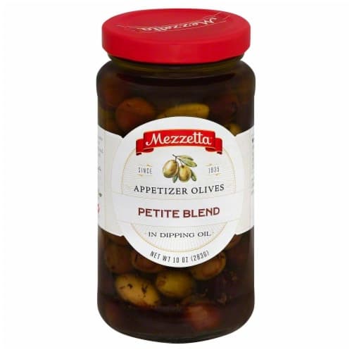 Mezzetta Olives, Appetizer, Petite Blend, In Dipping Oil