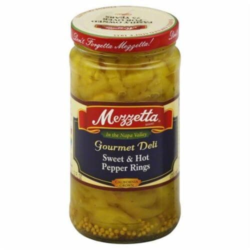 Mezzetta Gourmet Deli Pepper Rings, Sweet & Hot