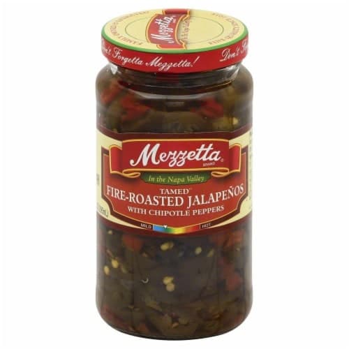 Mezzetta Tamed Fire-Roasted Jalapenos With Chipotle Peppers
