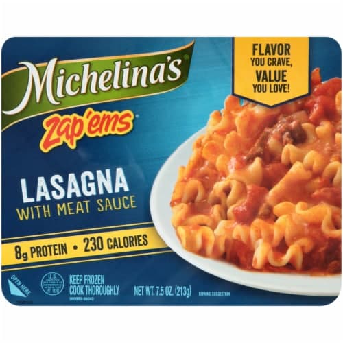 Michelina'S Zap'Ems Lasagna With Meat Sauce Tray