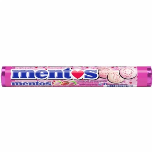 Mentos Valentines Roll Candy