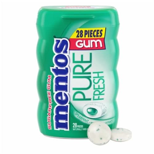Mentos Sugar-Free Spearmint Flavor With Xylitol Gum