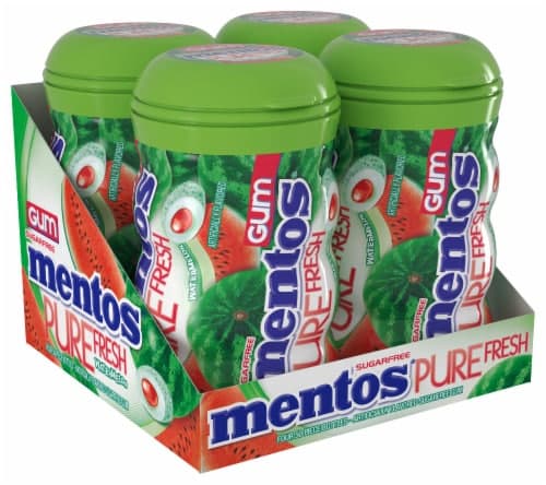 Mentos Pure Fresh Sugar Free Watermelon Gum