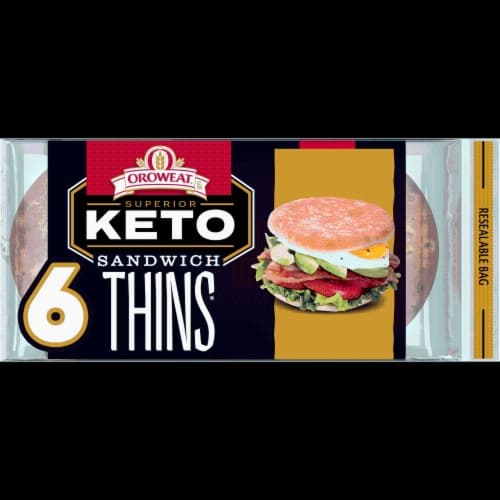 Oroweat Sandwich Thins Superior Keto Rolls
