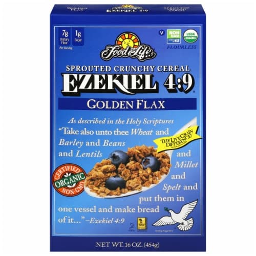 Is it Interstitial Cystitis Friendly? Food For Life Ezekiel 4:9 Golden Flax Sprouted Grain Crunchy Cereal
