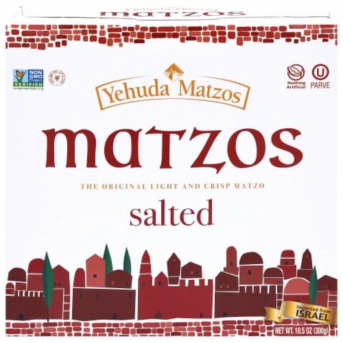 Yehuda Salted Matzo Thins Jerusalem Baked