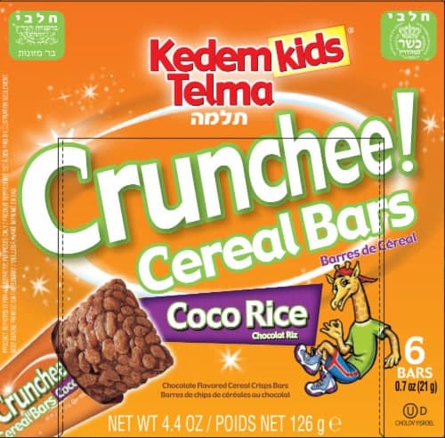 Kedem Crunchee! Coco Rice Cereal Bars