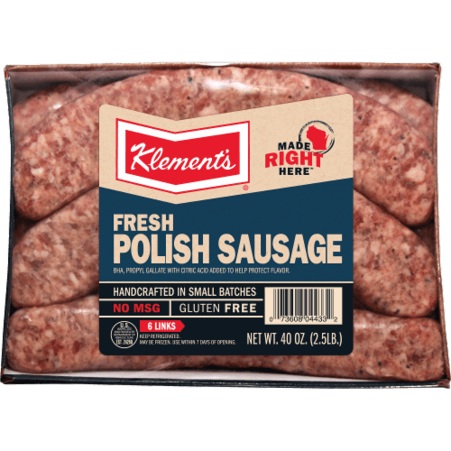 Klement'S Fresh Polish Sausage