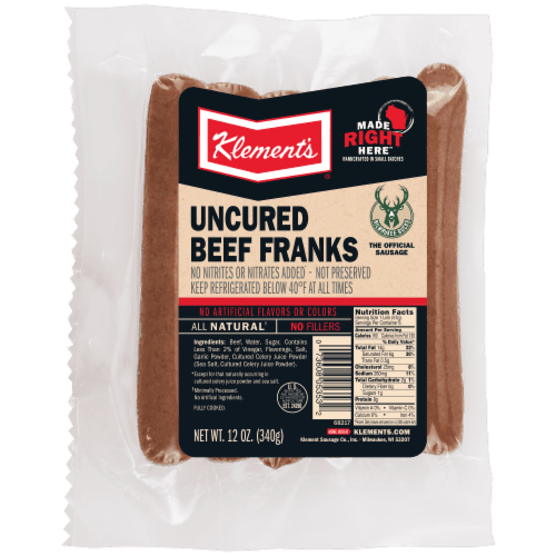 Klement'S Uncured Beef Franks
