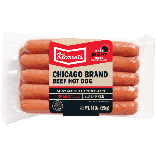 Klement'S Chicago Brand Beef Hot Dog