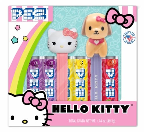Pez Hello Kitty Twin Pack Pez Dispenser Holiday Candy Gift Set