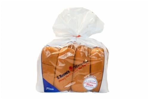 S Rosens Plain Hotdog Buns