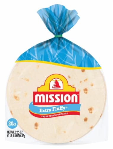 Mission Tortillas Flour Fajita Extra Fluffy Bag