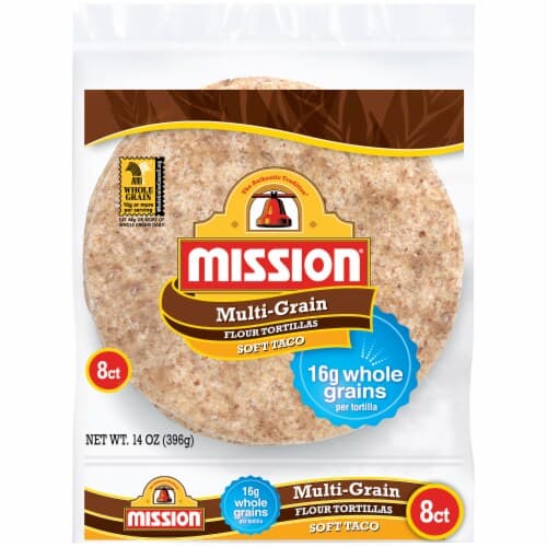 Mission Multi-Grain Flour Tortillas Soft Taco