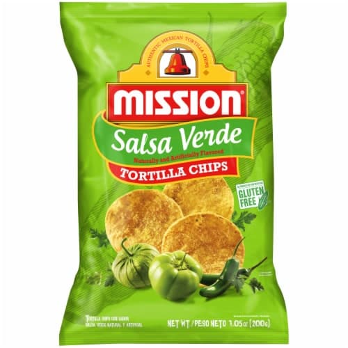 Mission Tortilla Chips, Salsa Verde