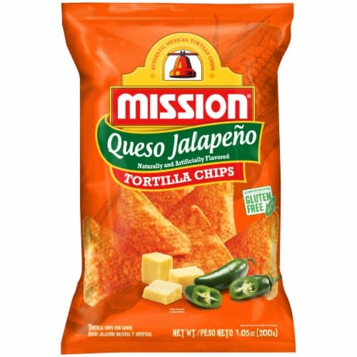 Mission Tortilla Chips, Queso Jalapeno