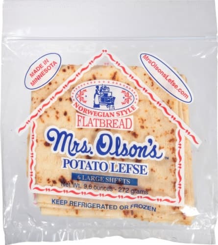 Mrs. Olson'S Norwegian Style Large Potato Lefse Flatbread