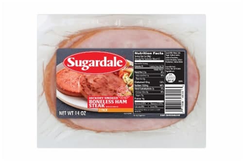 Sugardale Ham Steak, Boneless, Hickory Smoked