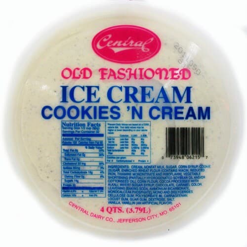 Central Cookies & Cream Ice Cream Tub