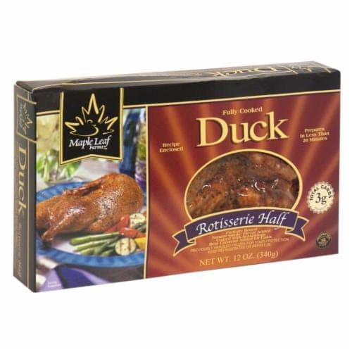 Maple Leaf Fully Cooked Rotisserie Half Duck
