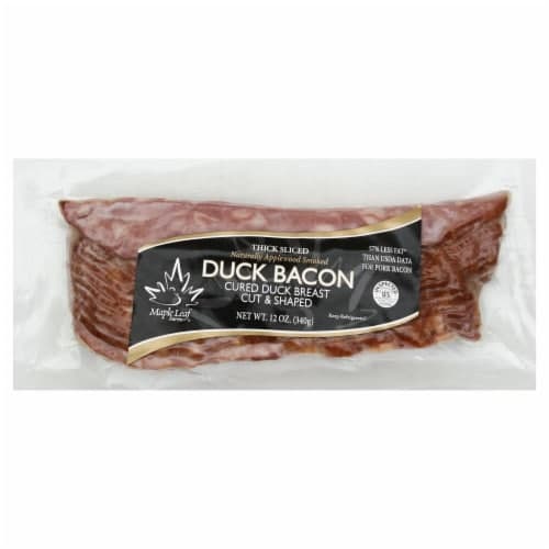Maple Leaf Applewood Smoked Duck Bacon