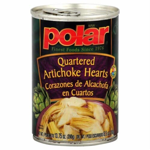 Polar Artichoke Hearts, Quartered