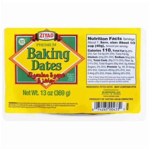 Ziyad All Natural Baking Dates