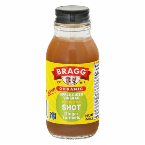 Bragg Organic Apple Cider Vinegar Shot, Ginger Turmeric