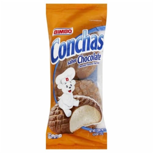 Bimbo Fine Pastry,  Conchas, Chocolate Flavored