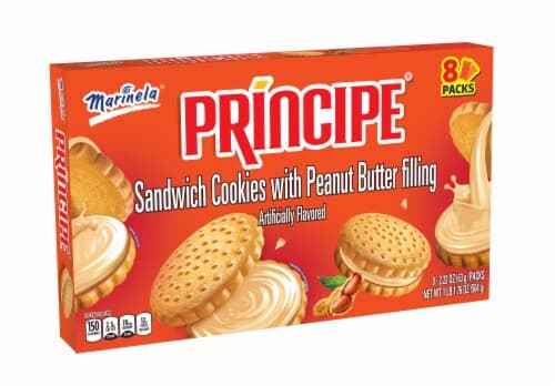 Marinela Principe Peanut Butter Sandwich Cookies