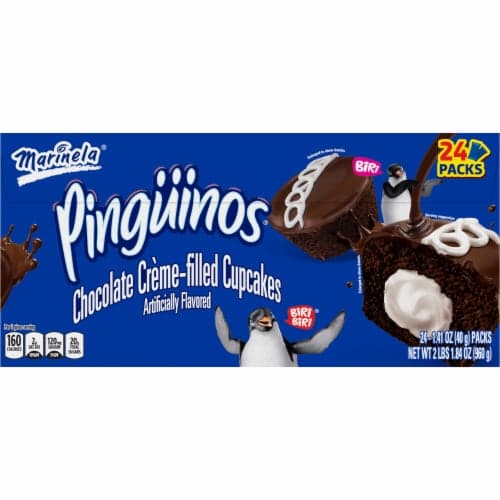Marinela Pinguinos Chocolate Creme-Filled Cupcakes