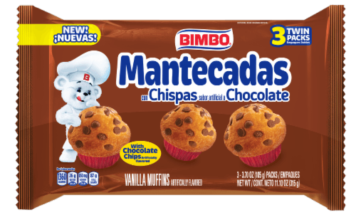 Bimbo Vanilla Muffins With Chocolate Chips