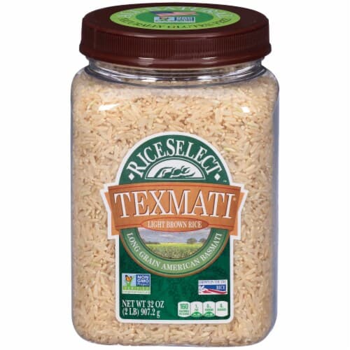 Riceselect Texmati Light Brown Rice. Jar