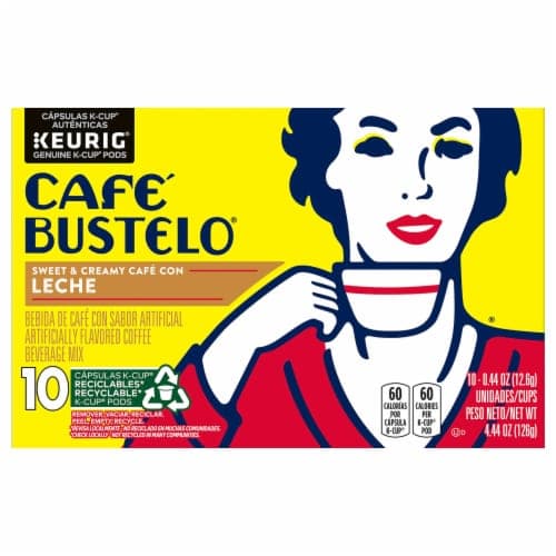 Cafe Bustelo Cafe Con Leche K-Cup Coffee