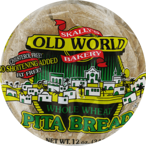 Old World Bakery Whole Wheat Pita Bread