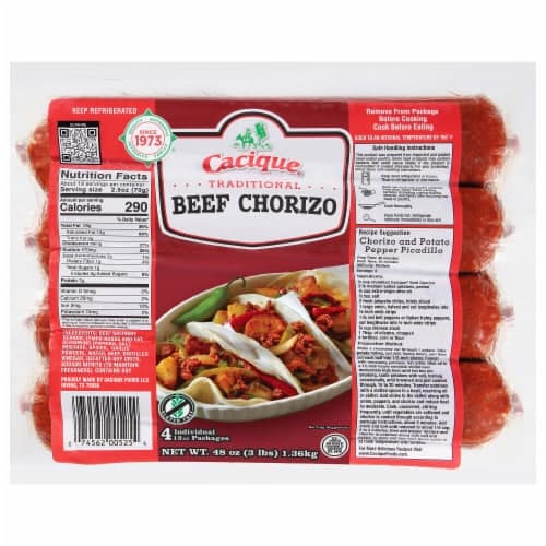 Cacique Gluten Free Beef Chorizo Sausage
