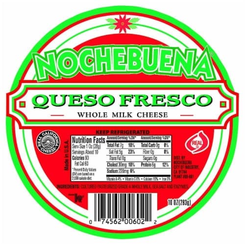 Nochebuena Queso Fresco Whole Milk Cheese