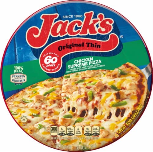 Jack'S Original Thin Chicken Supreme  Pizza