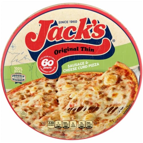 Jack'S Original Thin Sausage & Cheese Curd  Pizza