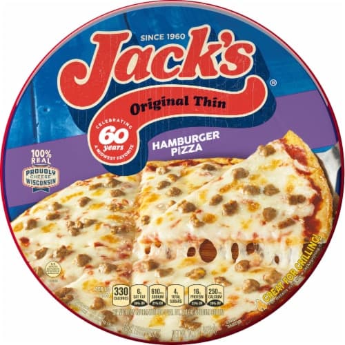 Jack'S Original Thin Crust Hamburger  Pizza
